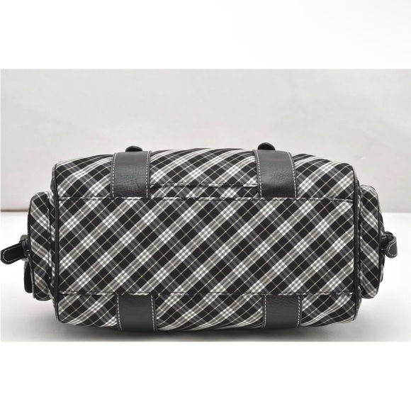 Burberry Blue Label Japan Exclusive Black Check Handbag EUC - Picture 9 of 17